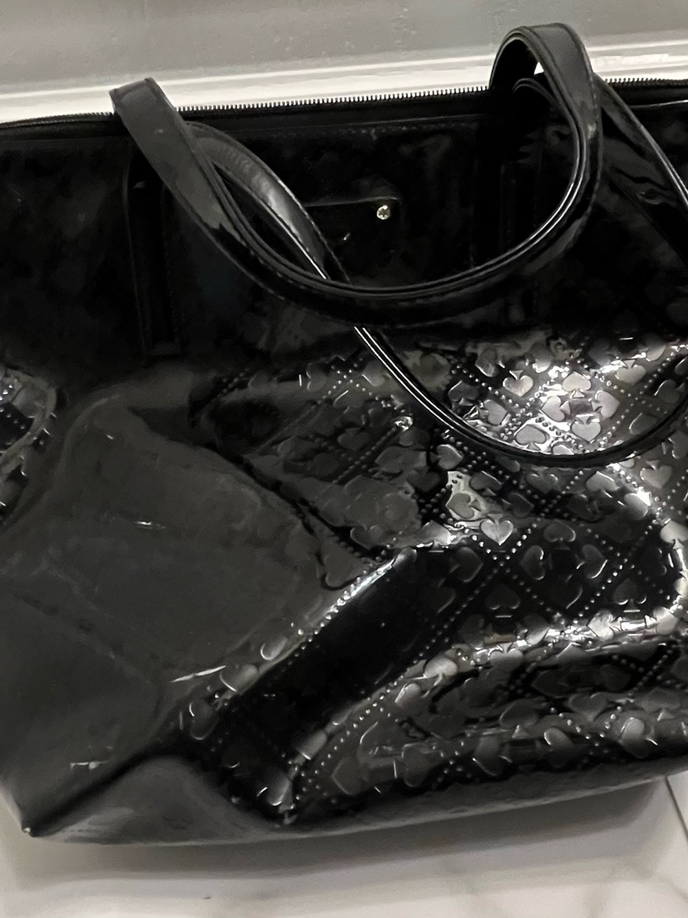 kate spade Black Patent Tote
